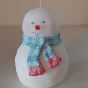 Snowman Novelty Candle